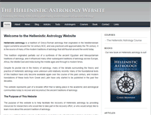 Tablet Screenshot of hellenisticastrology.com